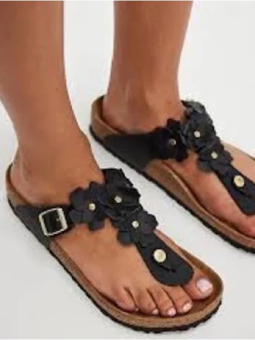 Birkenstock Gizeh Flower Sandals size 39